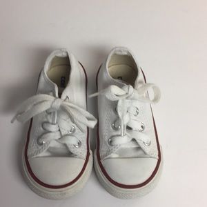 Converse All Star White Baby Shoes